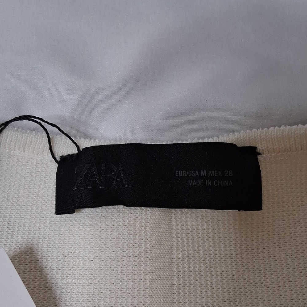 Zara Cream Bomber Jacket - Picture 2 of 5